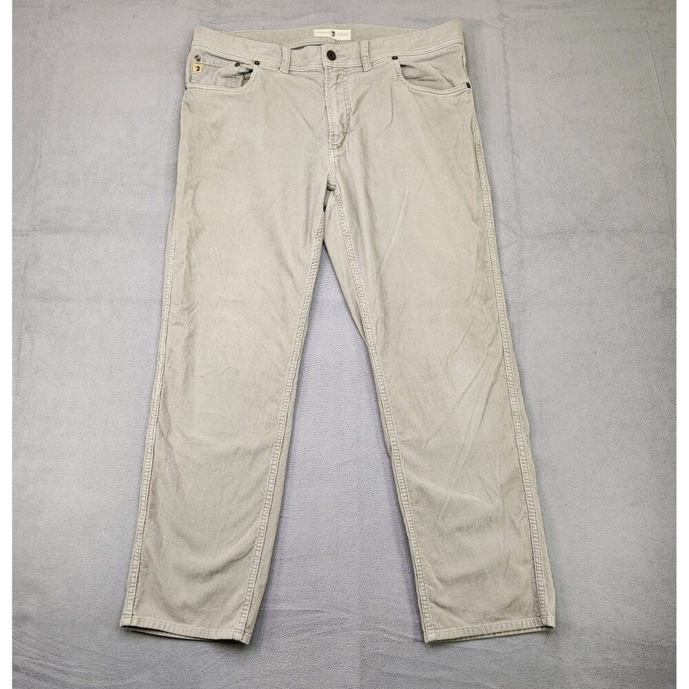 Duck Head Corduroy Pants Men's 36x29 Beige Tan Khaki Straight Cotton Preppy